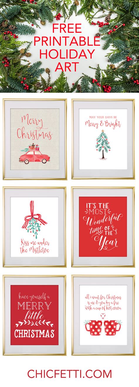 Free Christmas Art Printables